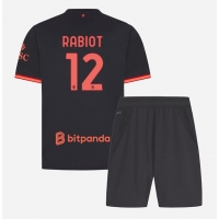 AC Milan Adrien Rabiot #12 Tredje Tröja Barn 2026-27 Kortärmad (+ Korta byxor)